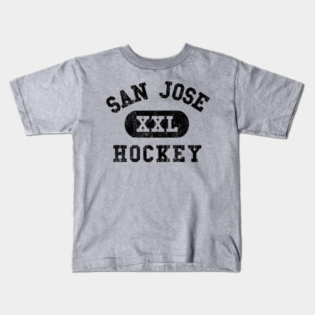 San Jose Hockey II Kids T-Shirt by sportlocalshirts